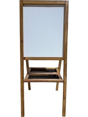 Ahsap Craft Çocuk Ahşap Yazı Tahtası - Kalem, Silgi ve Tebeşir Hediyeli