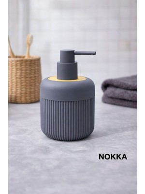 Nokka Dekoratif Sıvı Sabunluk, Petra Akrilik Sabunluk, 9x9 cm
