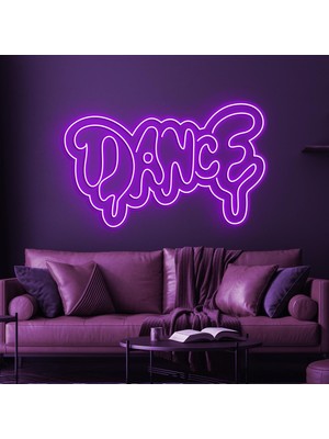 Disa Neon LED Duvar Dekoratif Aydınlatma -Dance, 60X35CM-