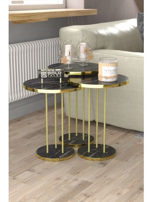 Zigon Sehpa Terra Bendir Gold