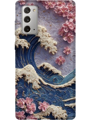 Lelia Samsung Galaxy Note 20 Uyumlu Baskılı Şeffaf Telefon Kılıfı | Koleksiyon: Pastelbloom Soft Series
