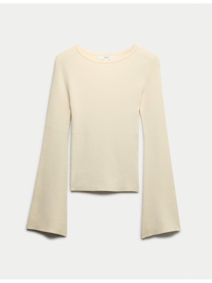 Marks & Spencer Geniş Kollu Triko Üst
