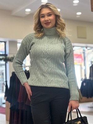 Kadın Stamina Boğazlı Kazak