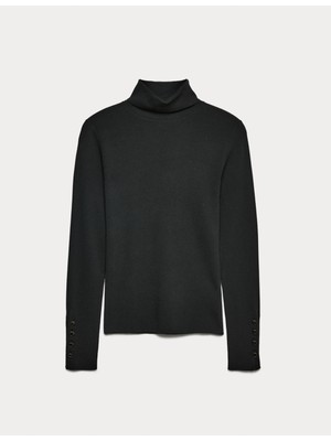 Marks & Spencer Fitilli Balıkçı Yaka Kazak