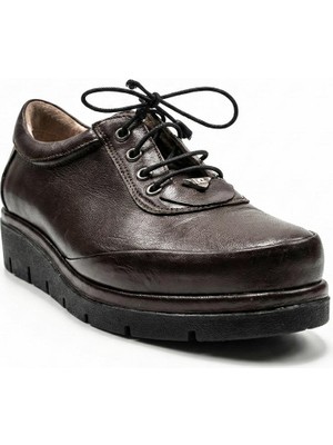 Ustalar Ayakkabı Kahverengi Kadın Hakiki Deri Ayakkabı 074.823