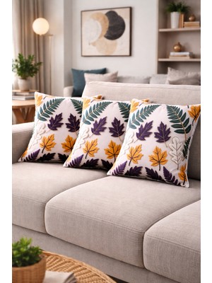 Özdağ Home Concept 3D Dijital Baskı Premium Kumaş Kırlent Kılıfı 43X43 cm 2’li Set–dekoratif Yastık