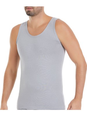 Yıldız Erkek Modal Atlet 3'lü Paket - Avantajlı Set - Terletmeyen Yumuşak Fanila Gri - M