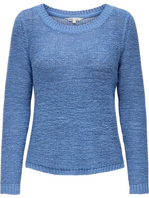 Only Onlgeena Xo L/s Pullover Knt Noos Kadın Mavi Uk Gömlek - 15113356