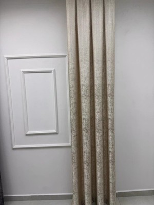 Nivemes Home Nivemeshome  Seyhan V-102 Vizon 1/3  Pileli Fon Perde Apm