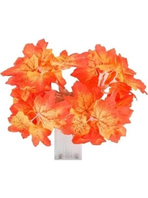 LaraTech Dekoratif Sonbahar Yapraklı Şerit LED Işık