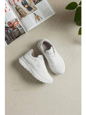 Ayakkabı Fuarı Elit YSCPX6081 Kadın Klasik Sneaker Beyaz
