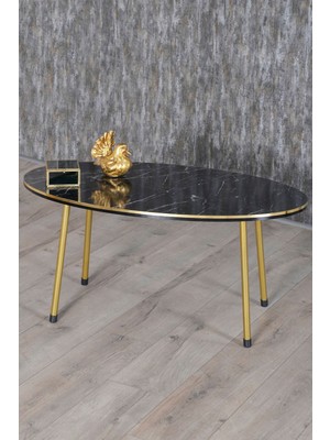 Orta Sehpa Bendir Kr Metal Ayak Çift Gold