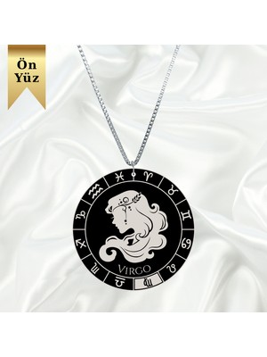 Keyf'ince Shopping Başak Burç Tasarımlı Pleksi Dikiz Ayna Süsü I Kişiye Özel I Isme Özel I Firmalara Özel I Universal Araba Ayna Süsü