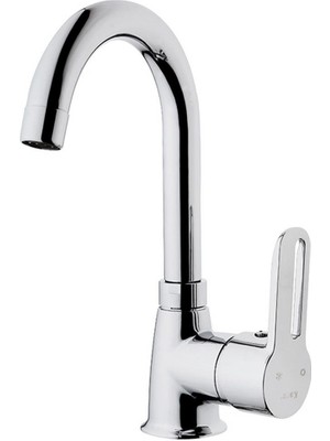 Enalburumtr Limra Mix Kuğu Lavabo Bataryası  (Kısa Borulu)