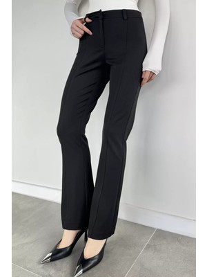 Gülseli Kadın Çimalı Yırtmaç Detaylı Pantolon P-00020325