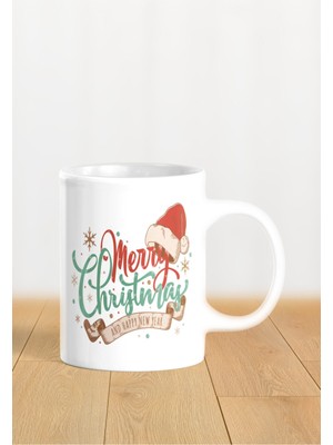 Hediyelik Yeniyıl / Yılbaşı / Noel Baba Baskılı Kupa Bardak