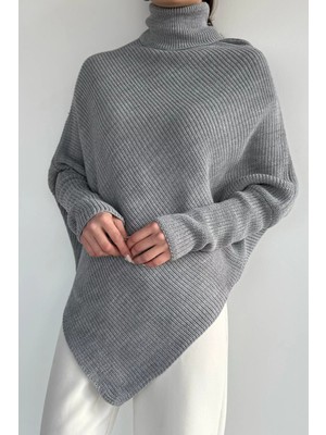 Gülseli Kadın Boğazlı Triko Kazak P-00020200