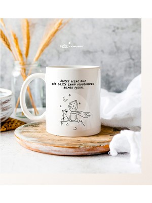 Öğretmene Hediye Küçük Prens Kupa Bardak - Eşsiz Bir Duygusal Jest