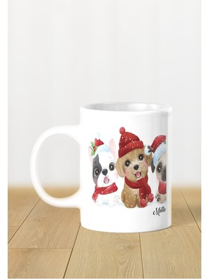 Hediyelik Yeniyıl / Yılbaşı / Noel Baba Baskılı Kupa Bardak