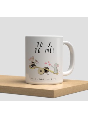 Beyaz Kupa Bardak A279 - Yeni Yıl Yılbaşı Hediye Arkadaşlık Dostluk Sevgi Aşk Çiçek