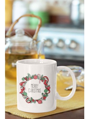 Yılbaşı Özel Baskılı Porselen Kupa Bardak