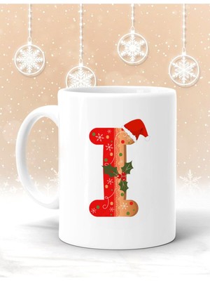 I Harf Baskılı Yılbaşına Özel Kupa Bardak - Yılbaşı Kupa - Noel Hediye - Yılbaşı Hediyesi