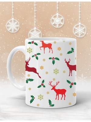 Yılbaşına Özel Kupa Bardak Yılbaşı Kupa Noel Hediye Yılbaşı Hediyesi