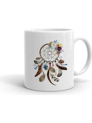 Beyaz Düş Kapanı Baskılı Kupa