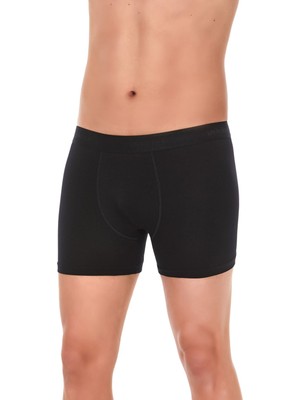 Yıldız Premium Modal Boxer - Terletmeyen Doğal Kumaş - Gün Boyu Maksimum Rahatlık 3'lü Paket Siyah - Xl