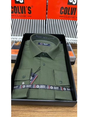 Slim Fit Uzunkol Pamuk Saten Yumuş ve Harika Dokumalı Özel Tasarımlı Hediye Kutulu Gömlek