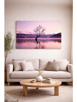 Artease Modern Göl Yansıması Kanvas Tablo