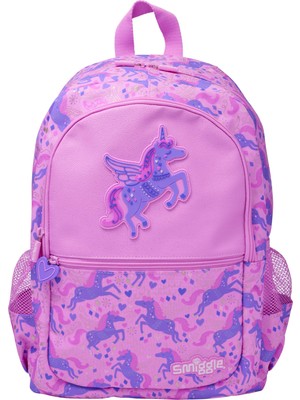 Smiggle Adventurous Classic Pembe Okul Sırt Çantası