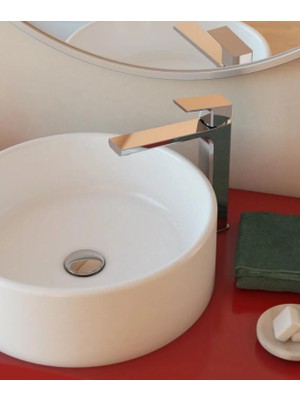 e.c.a Tiera Yüksek Tip Çanak Lavabo Bataryası 102188002