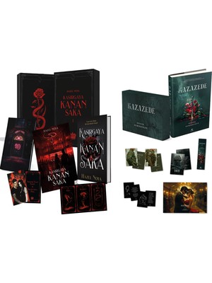 Ephesus Yayınları Kasırgaya Kanan Saka 1 Hediyeli Özel Kutu ve Kazazede 2 Kutulu Set Ciltli