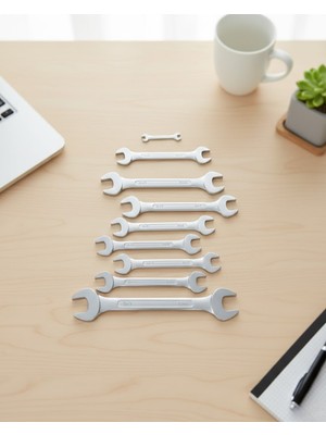 Verto Farklı Ölçülerde Kombine Açık Ağız Anahtar Takımı