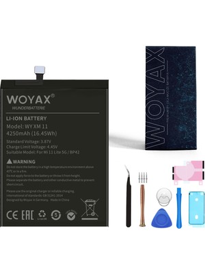 Woyax By Deji Xiaomi Mi 11 Lite (5g) Mucize Batarya