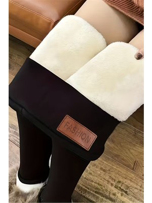 Trade Bazaar Kadınlar Için Yüksek Bel Kışlık Egzersiz Taytları – Ayaabilir Ipli, Yüksek Esneklikli, Derin Siyah Fitness Pantolon | Makinede Yıkanabilir  | Tek Renk Sıkı Kesim Tasarım-L Beden