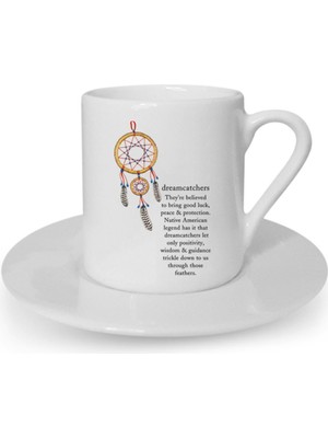 Türk Kahvesi Fincanı Dreamcatcher Düş Kapanı