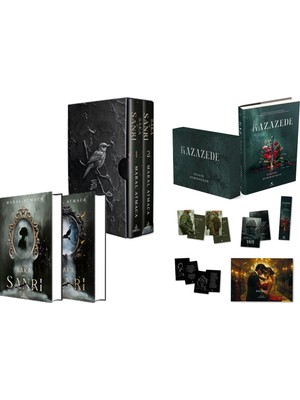 Ephesus Yayınları Saka ve Sanrı Ikili Kutu Ciltli ve Kazazede 2 Kutulu Set Ciltli