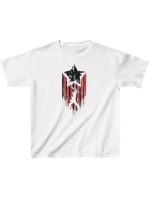 Glam Love Çocuk Baskılı T-Shirt - Beyaz