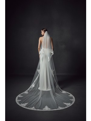 S&G Gelinlik 3 Metre Uzunluğunda Rahibe Duvak