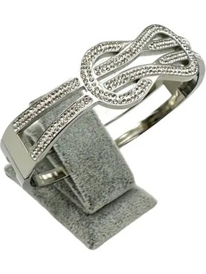 Sezgin Kutu ve Aksesuar Mini Tekli Kelepçe Bileklik Standı Gri