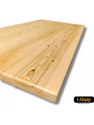 iAhşap Sedir Masif Masa Tablası | Sedir Dikdörtgen Ahşap Ofis ve Yemek Masası Üstü No7