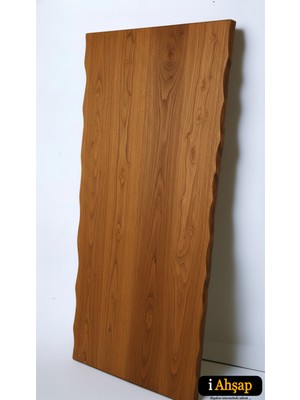 iAhşap Doğal Kenarlı Sedir Kütük Masa Tablası|ofis Masası-Yemek Masası Masif Masa No2