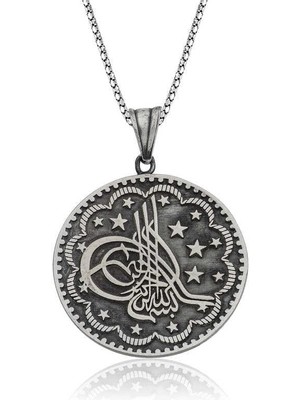 Inure Jewelry Gümüş Tuğra Kolye
