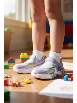 Pepino 2203 Kız Çocuk Rahat Spor Işıklı Babet