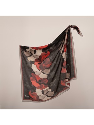 Piramit Coolness Viscon Eşarp | Floral Akış