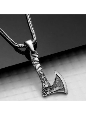 Inure Jewelry Gümüş Balta Kolye