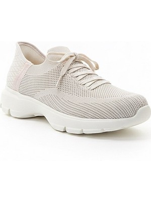 Voyager Bağcıklı Triko Kalın Taban Kadın Sneaker Ayakkabı B042