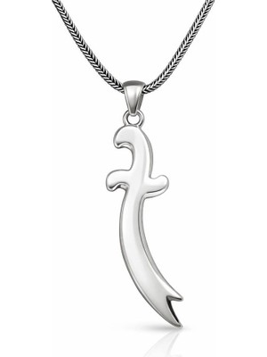 Inure Jewelry Gümüş Zülfikar Kılıcı Erkek Kolye